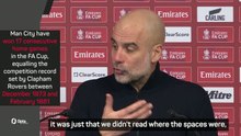 Guardiola not impressed with Man City in win over Salford