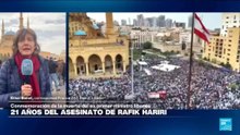 Líbano conmemora 21 años del asesinato del ex primer ministro Rafik Hariri