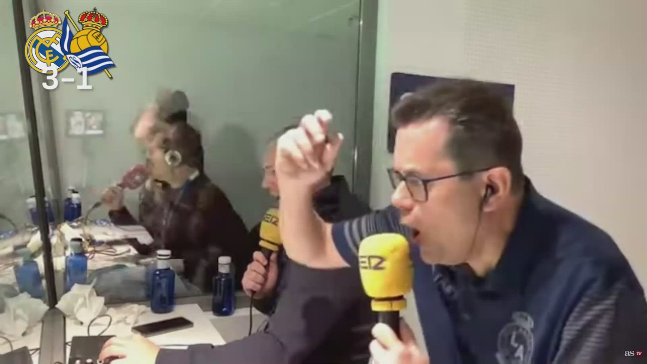 La reacción de RONCERO al GOLAZO de VALVERDE que pone el REAL MADRID 3-1 REAL SOCIEDAD
