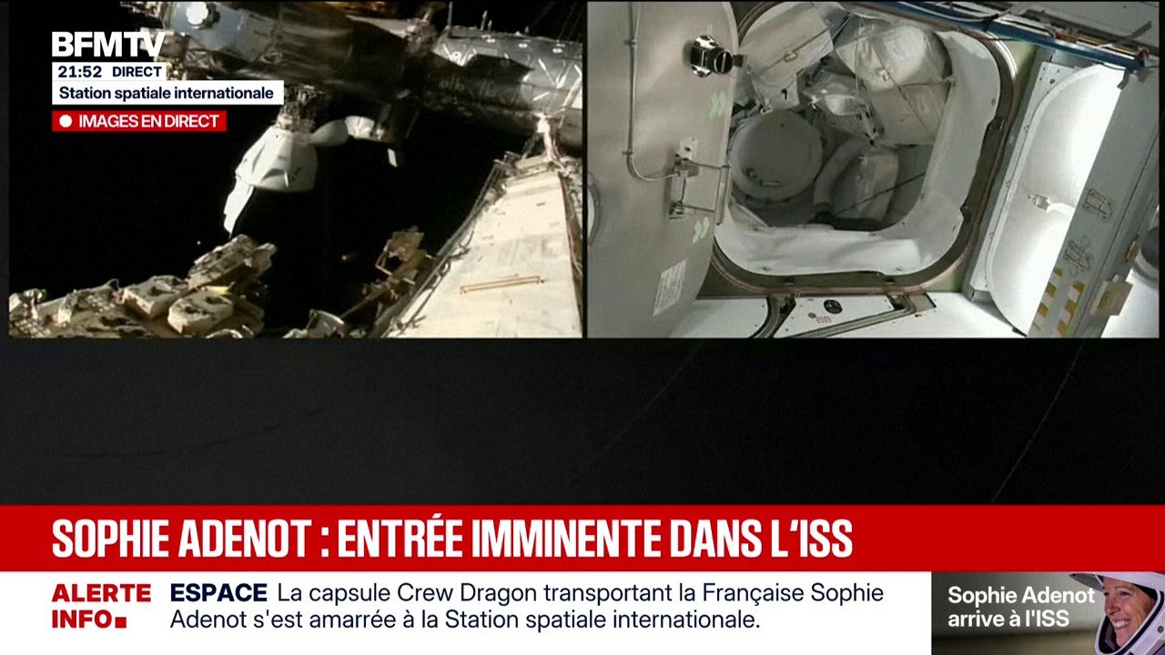Après 30 heures de voyage, Sophie Adenot et les autres astronautes de Crew-12 sont amarrés à l'ISS