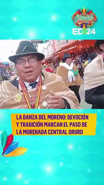 La danza del Moreno: devoción  y tradición marcan el paso de la Morenada Central Oruro