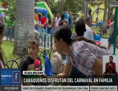 Niños caraqueños disfrutan de actividades recreativas en los Carnavales 2026