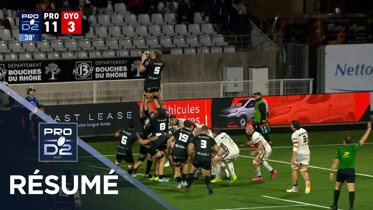 PRO D2 Saison 2025-2026 J20 - Résumé Provence Rugby - Oyonnax Rugby