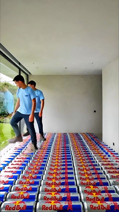 Old Lady Tests Red Bull Can Sofa 😳🔥 | Insane TV Lounge Transformation!