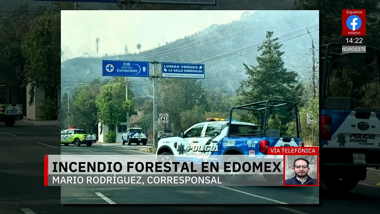 Emergencia en Edomex: Bomberos combaten incendio en Zona Esmeralda; riesgo por humo en la autopista