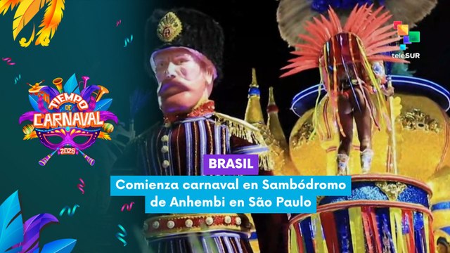 TIEMPO DE CARNAVAL 2026 | Brasil | Comienza carnaval en Sambódromo de Anhembi en São Paulo 14-02-2026