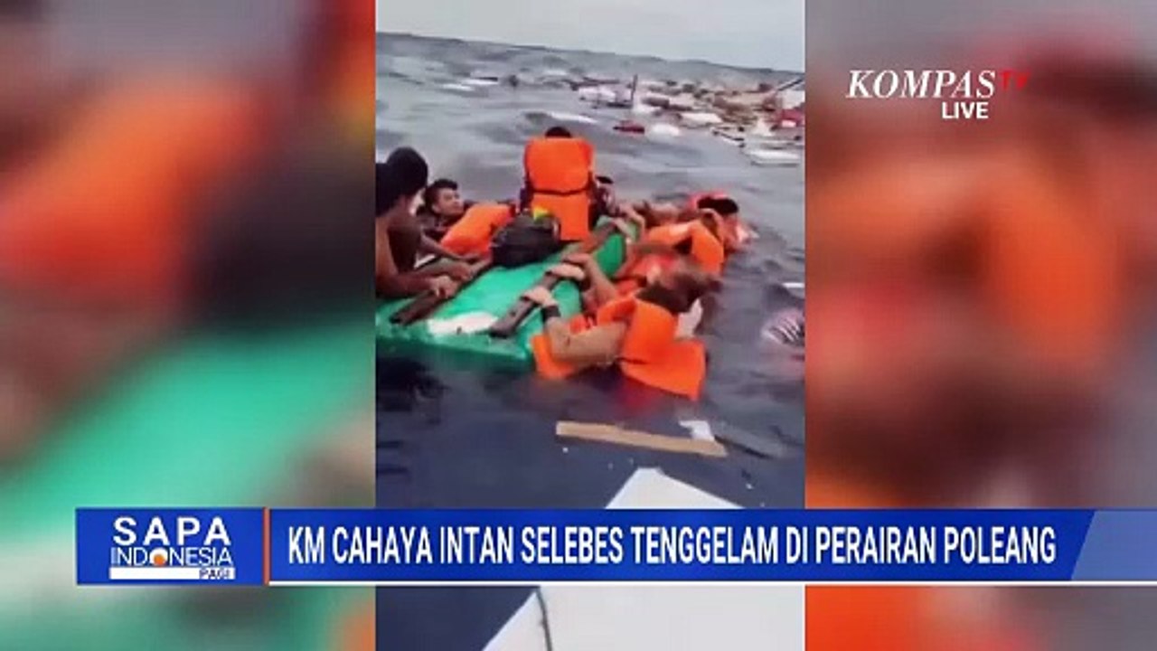 Terombang-ambing di Laut, 20 Kru dan Penumpang KM Cahaya Intan Selebes Diselamatkan Nelayan