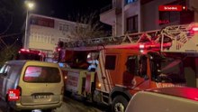 İstanbul'da 3 katlı binada yangın