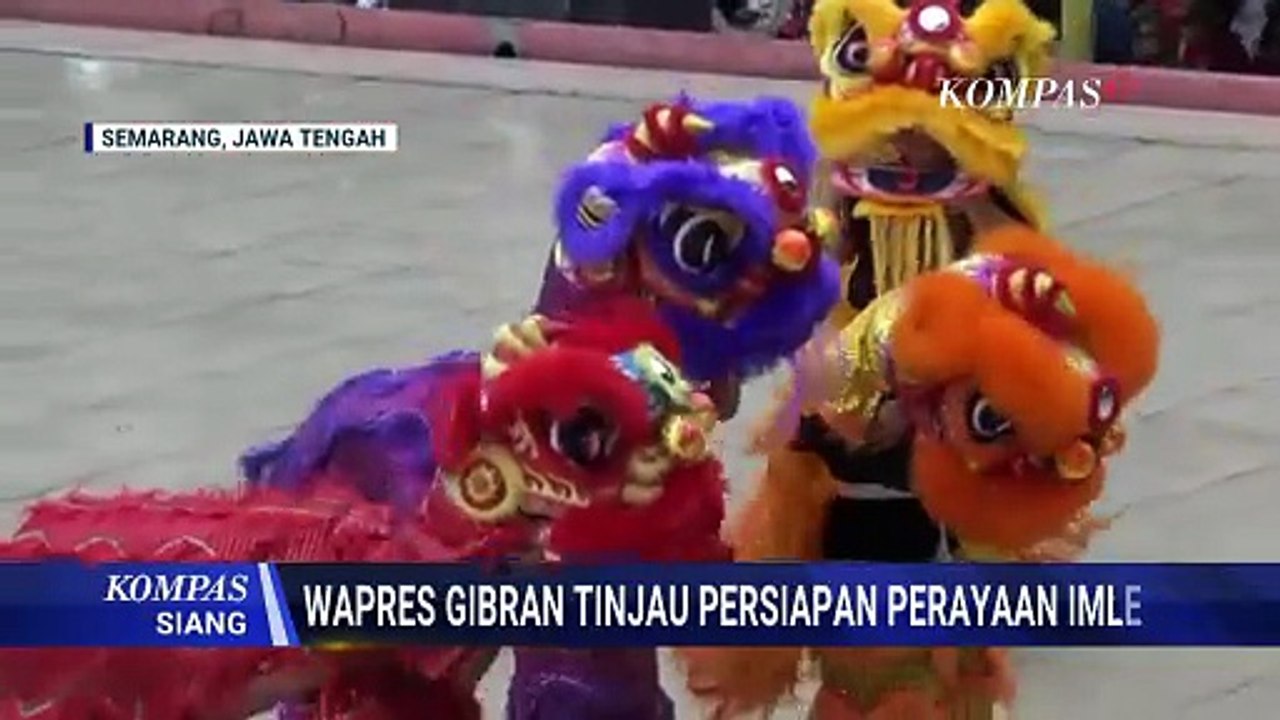 Wapres Gibran Tinjau Persiapan Imlek 2026 di Klenteng Sam Poo Kong Semarang | KOMPAS SIANG