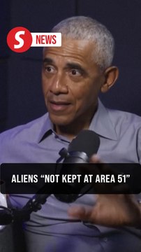 'They're real' - former U.S. President Obama on aliens