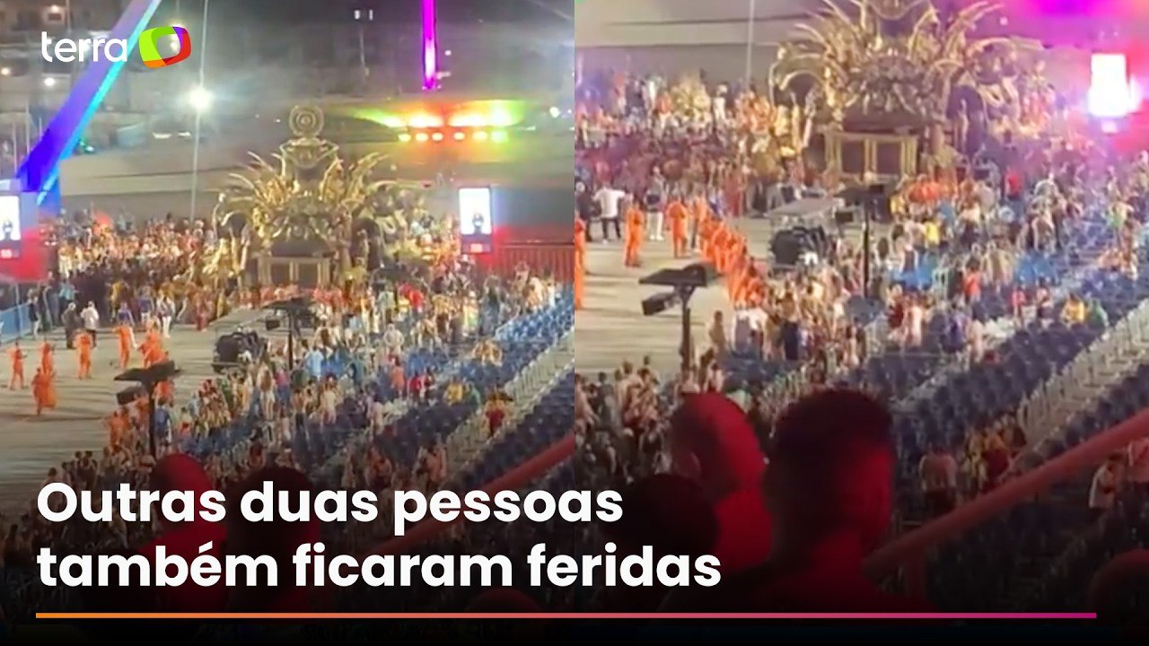 Homem sofre fratura grave após ser atropelado por carro alegórico da União de Maricá no Rio