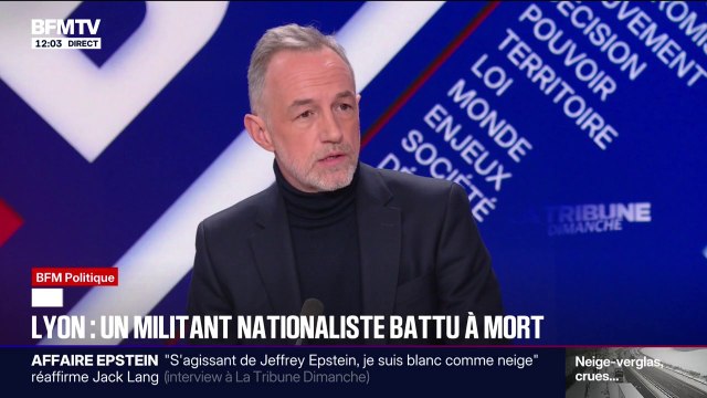 Emmanuel Grégoire appelle au calme, à la sérénité du travail de la justice après la mort de Quentin, militant nationaliste, à Lyon