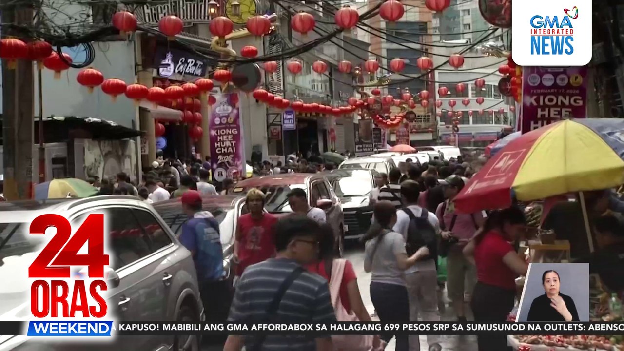 Chinatown na nire-rehab, dinaragsa na bago pa ang Chinese New Year | 24 Oras Weekend