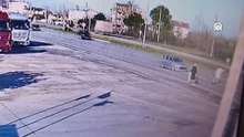 Samsun'da iki aracın çarptığı yaya hayatını kaybetti