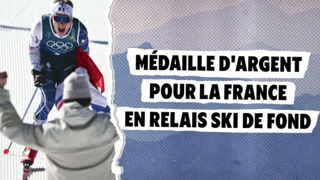 JO d’hiver - La France est vice-championne olympique du relais en ski de fond