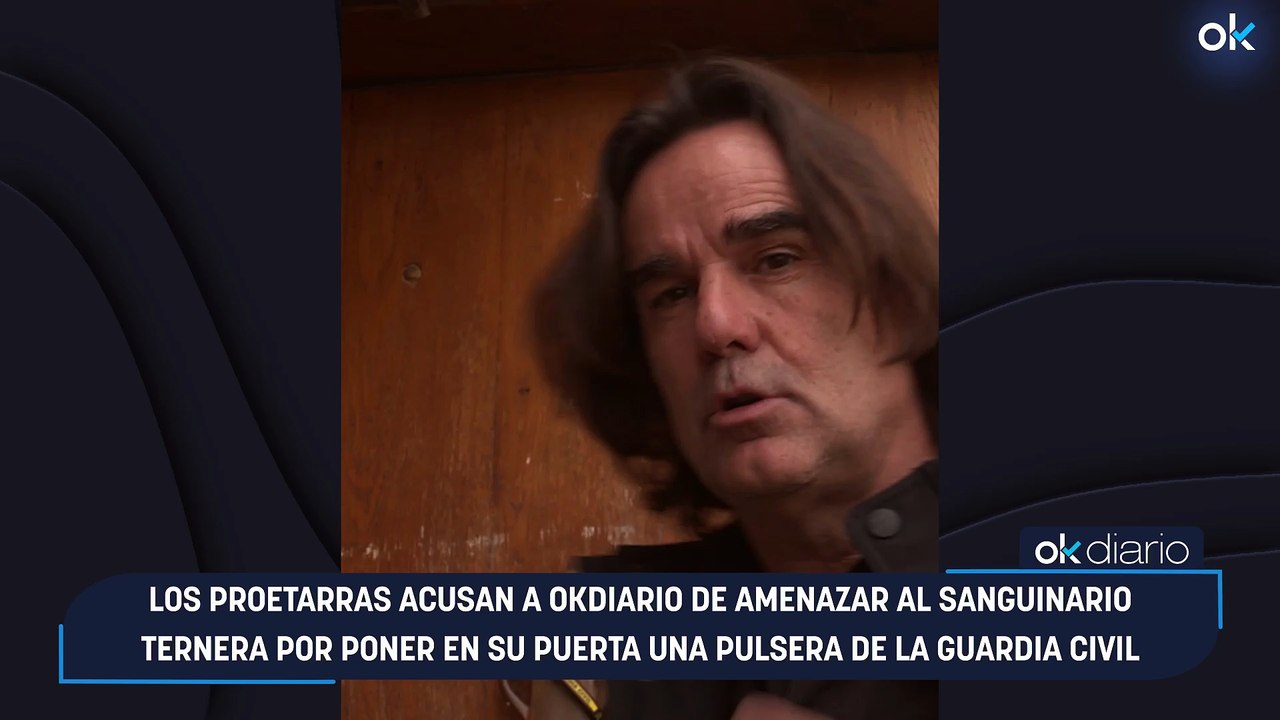 Los proetarras acusan a OKDIARIO de amenazar al sanguinario Ternera por poner en su puerta una pulsera de la Guardia Civil