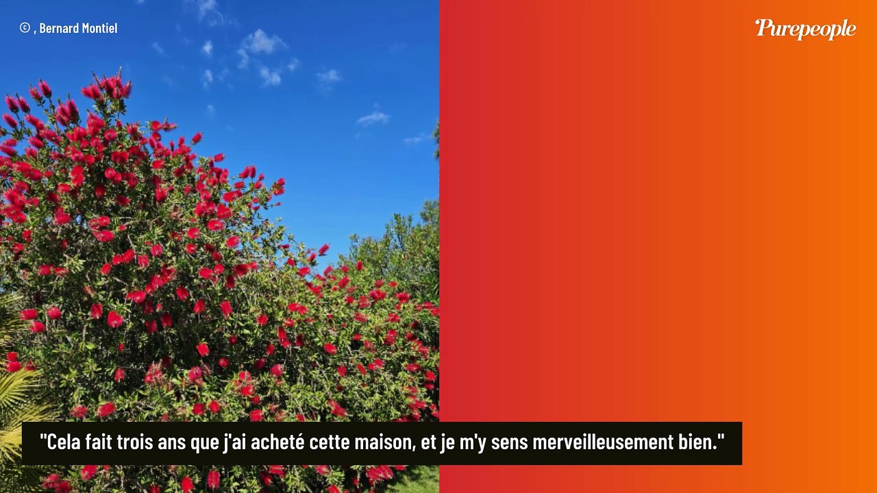 "Je voulais que chaque pièce ait une vue sur le jardin" : Bernard Montiel propriétaire d'une maison située dans l'un des villages les plus prestigieux de France