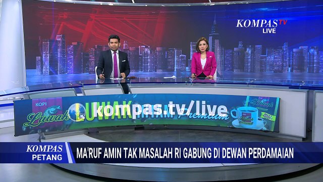 Sebut Tak masalah RI gabung di Dewan Perdamaian, Ma'ruf Amin: Asal demi Kemerdekaan Palestina