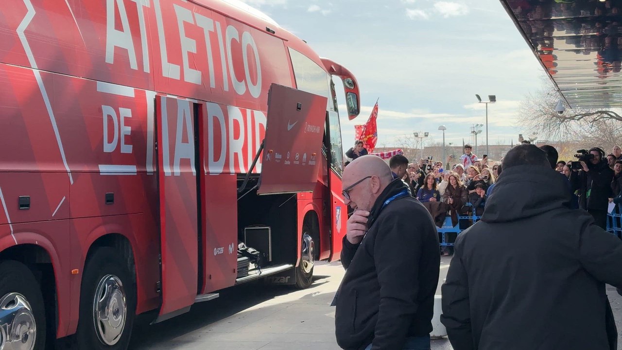 El Atleti ya está en Butarque para el Rayo - Atleti