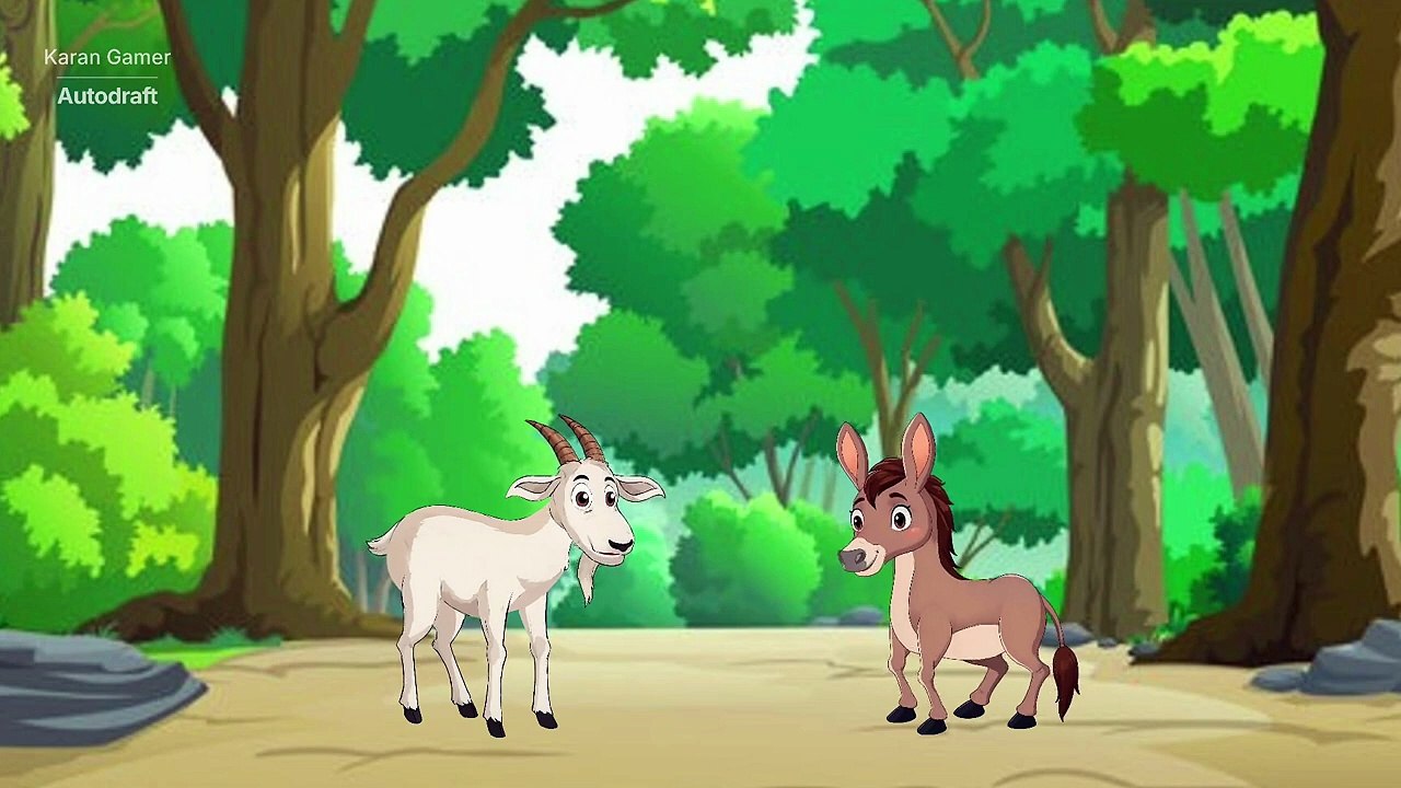 Bakari Aur Gadhaha _Hindi Moral of Story_ Hindi Moral Kahaniya animal video