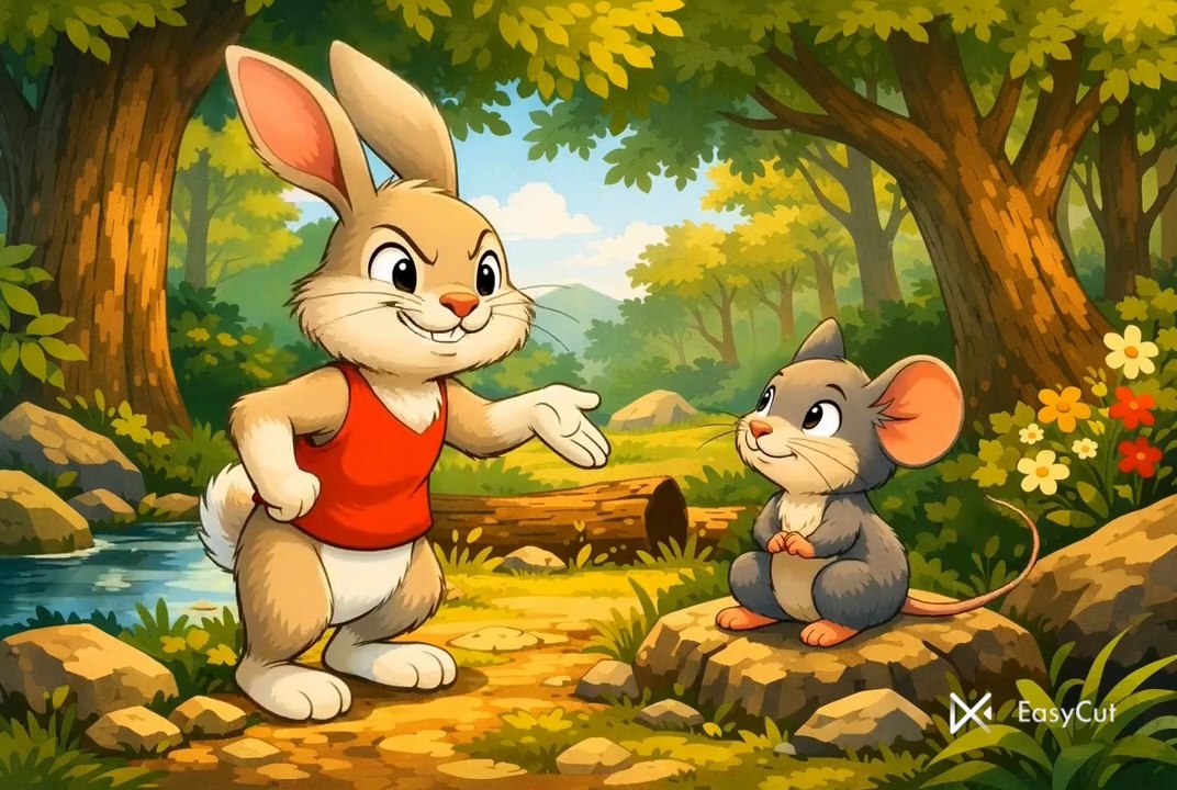 The story of the mouse and the rabbit
