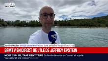 "Il y avait, à l'époque, des gardes armés qui repoussaient tous les curieux": BFMTV s'est rendu aux abords de l'île de Jeffrey Epstein