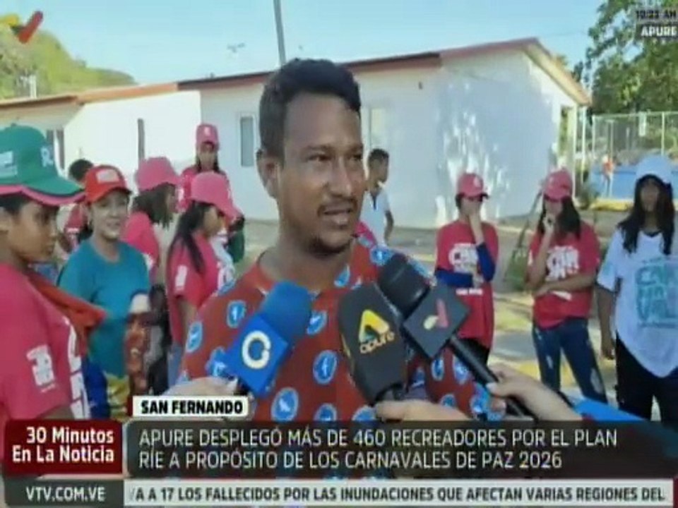 Más de 460 recreadores del edo. Apure garantizan la diversión de los niños en estos Carnavales
