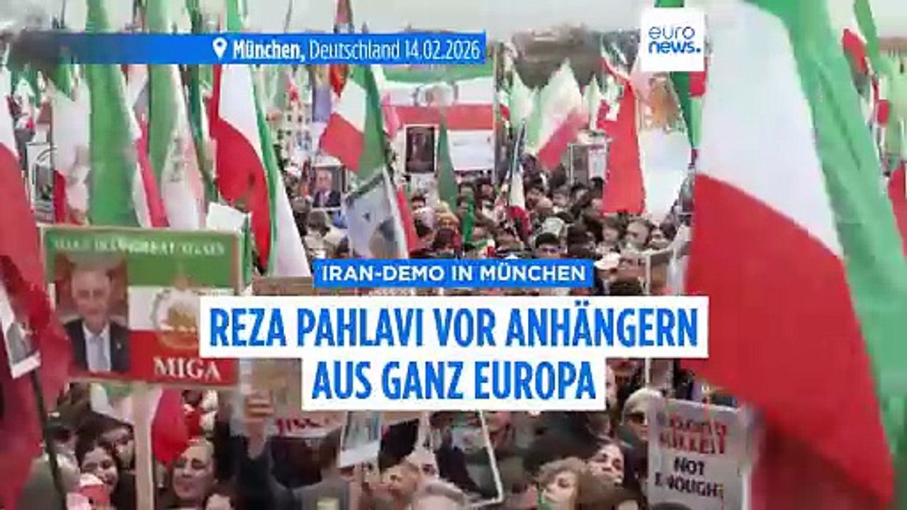 "Make Iran Great Again": 200.000 Menschen demonstrieren in München gegen die iranische Regierung