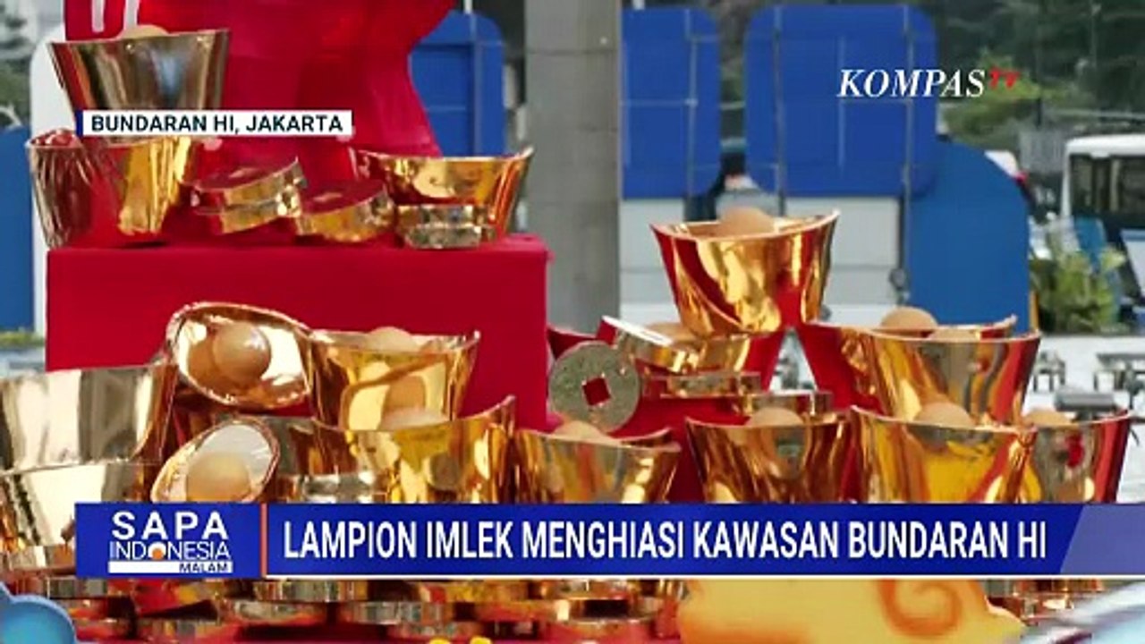 Meriah! Festival Imlek Jakarta 2026, Lampion dan Barongsai Meriahkan Bundaran HI