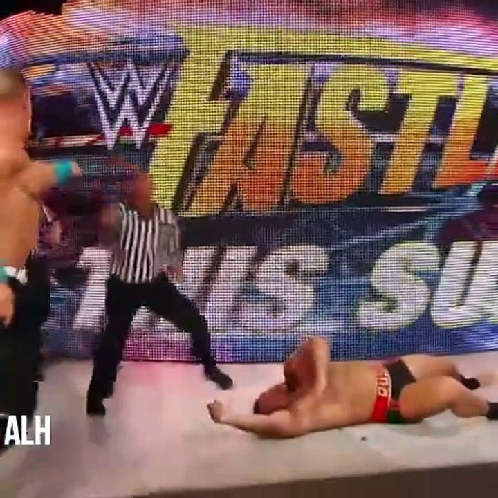 Rusev confronts John Cena before WWE Fastlane Raw