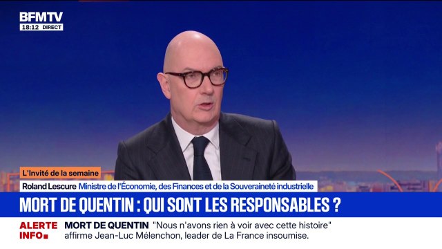 Mort de Quentin à Lyon: C'est un drame horrible , déclare Roland Lescure, ministre de l'Économie