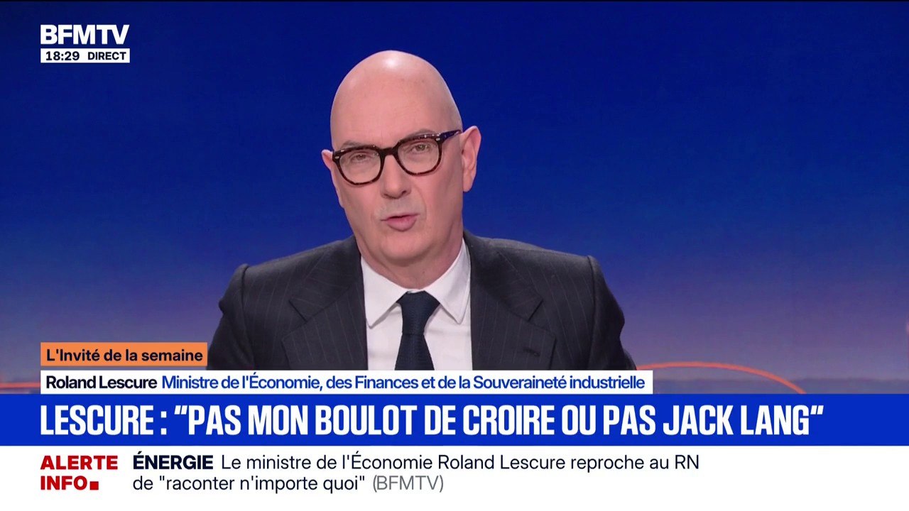 Budget de la France: "Le travail ne fait que commencer", explique Roland Lescure, ministre de l'Économie