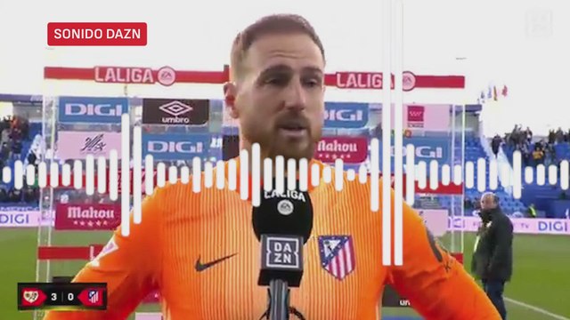Oblak explota en DAZN tras la goleada al Atlético de Madrid