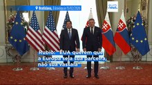 "Washington não precisa de vassalos, mas de parceiros fortes", diz Rubio à Europa