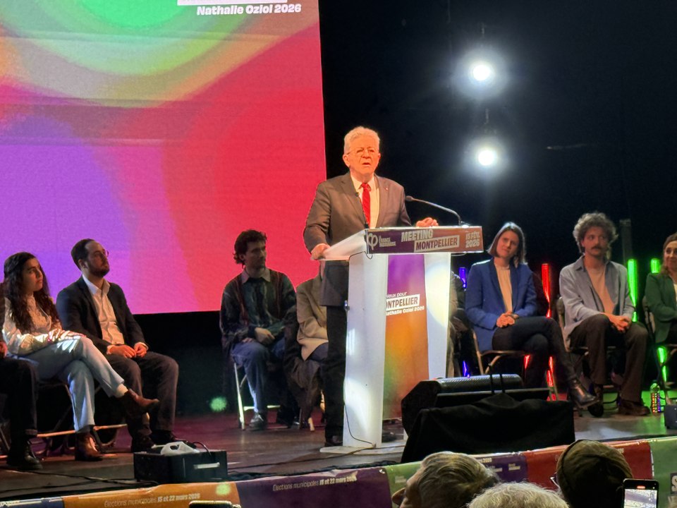 Jean-Luc Mélenchon à Montpellier