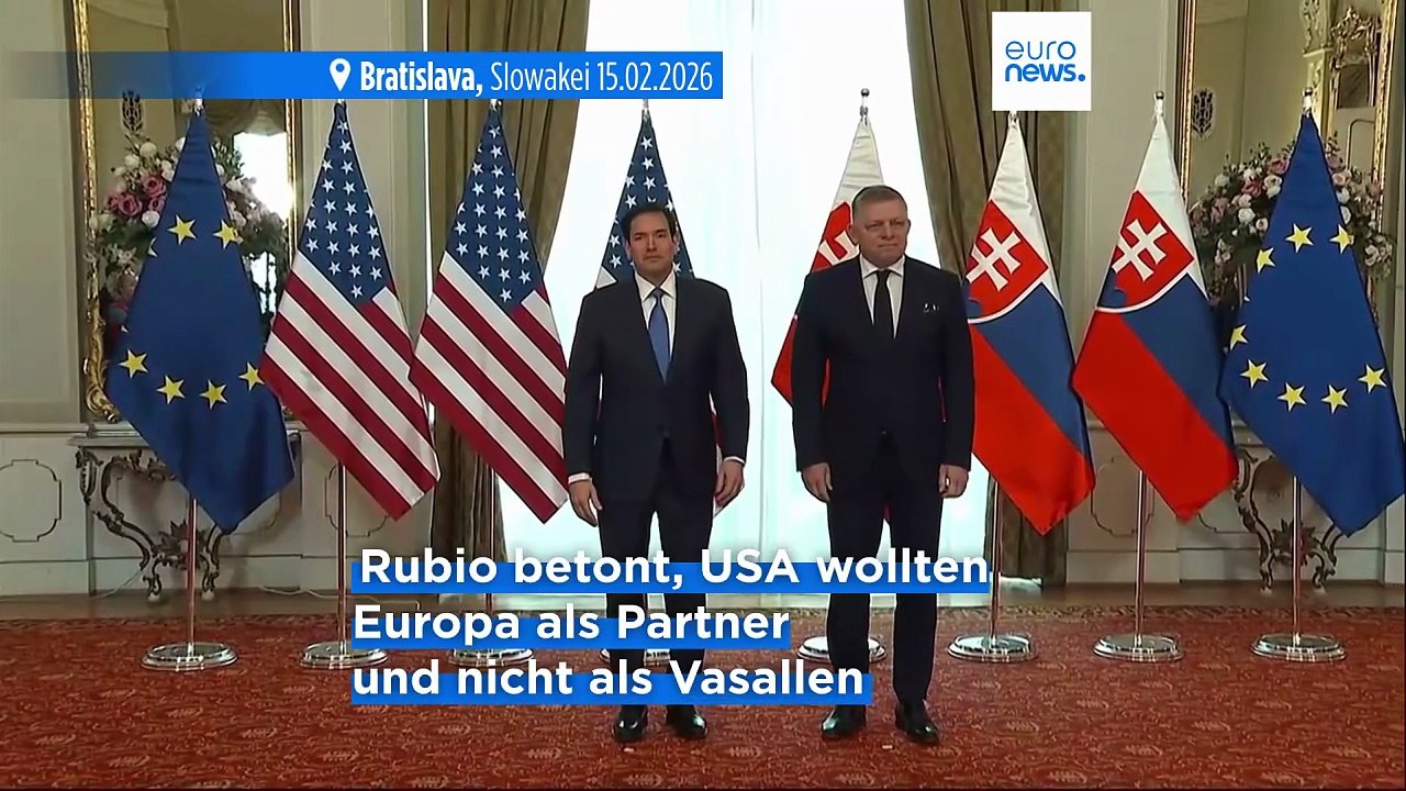 Rubio in osteuropa: "usa brauchen keine vasallen"