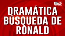 Dramática búsqueda de Ronald: fue a jugar al fútbol y no volvió
