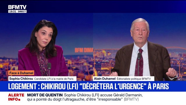 Logement: Sophia Chikirou, candidate LFI à la mairie de Paris, décrétera l'urgence dans la capitale