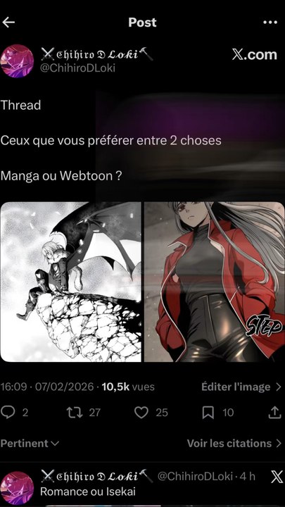 Manga ou manhwa