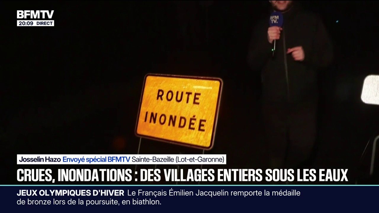 Crues, inondations: des villages entiers se retrouvent sous les eaux