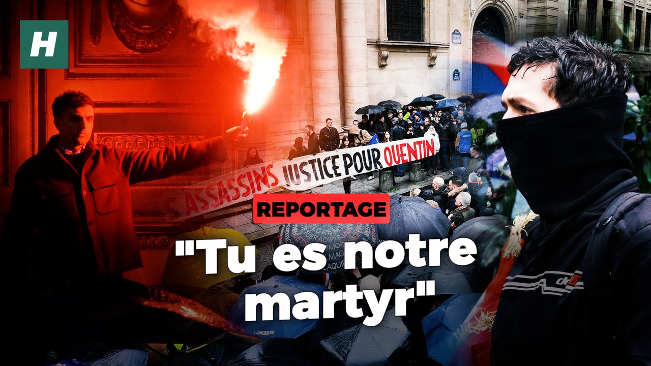 "LFI assassins!" : On a assisté à l'hommage de l'extrême droite à Quentin, tué à Lyon
