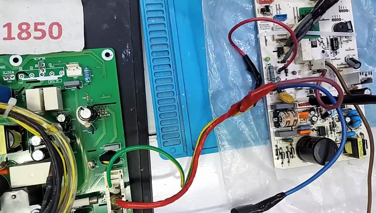 Haier Dc inverter ac E7 error outdoor pcb Dc inverter ac all pcb world's best repairing center Babar Center