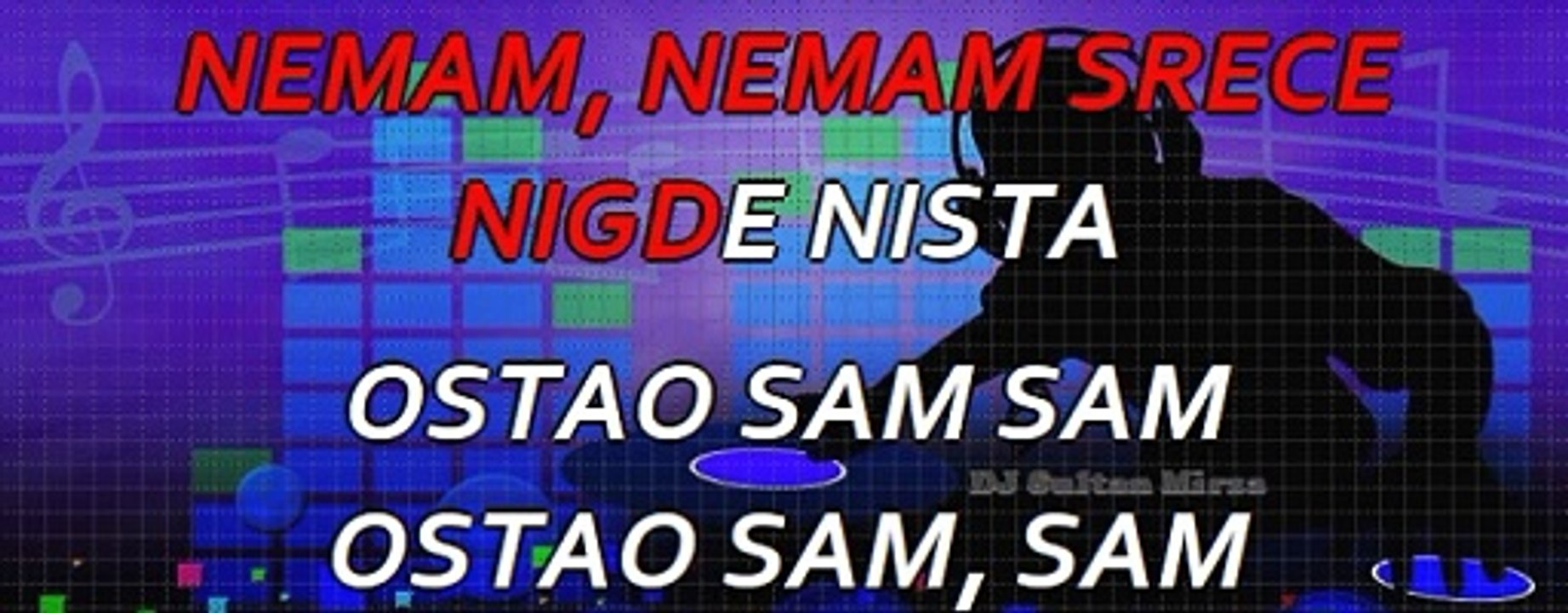 Ostao sam sam - Toma Zdravković (uživo karaoke)