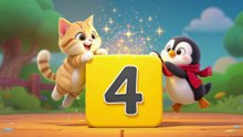 Learn 1 to 10 Counting with Cute Penguin & Cat 🐧🐱 | Kids Numbers Song #1to10