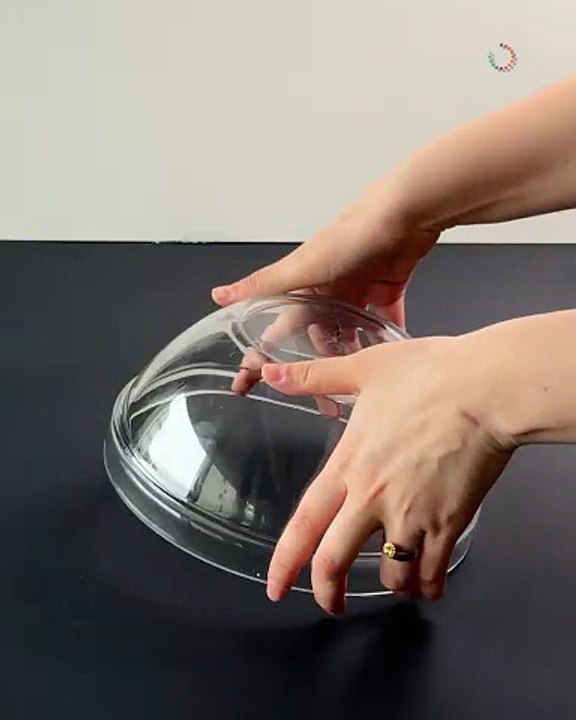 Create a beautiful tray from a plastic bowl