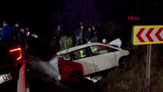 Beykoz’da otomobil ile hafif ticari araç kafa kafaya çarpıştı: 1 ölü, 5 yaralı