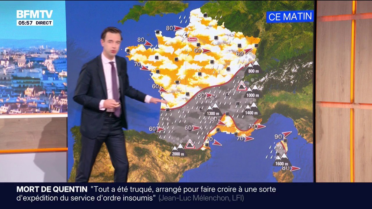 Des chutes de neige dans les Pyrénées et de la pluie sur la majeure partie du pays