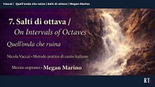 Quell’onda che ruina ( Vaccai |  Salti di ottava ) Megan Marino Mezzo-soprano