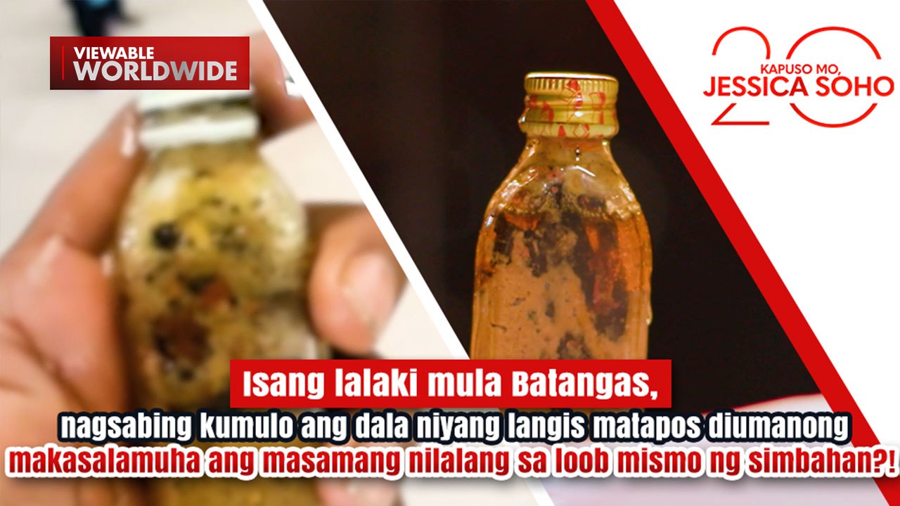 Lalaki, nagsabing kumulo ang dala niyang langis sa loob mismo ng simbahan? | Kapuso Mo, Jessica Soho