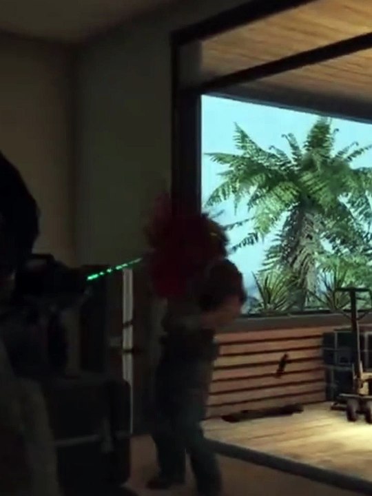 Tactical Entry: Covert Raid in a Dimly Lit Interior Description